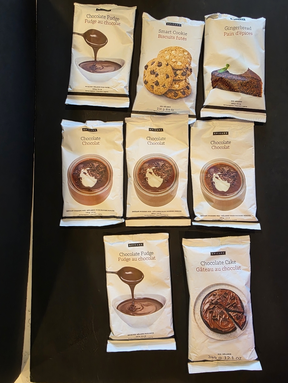 Epicure Dessert Mixes